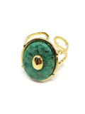 Bague turquoise africaine