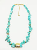 Collier pierre turquoise