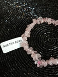 Bracelet pierres naturelles Quartz Rose