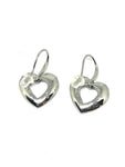 Boucles d'oreilles en forme de coeur