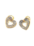 Boucles d'oreilles en forme de coeur