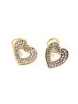 Boucles d'oreilles en forme de coeur