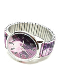 Montre chat violet