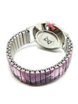 Montre chat violet