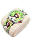 Montre chien vert