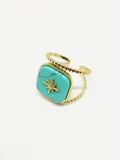 Bague pierre turquoise