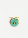 Bague pierre turquoise