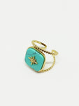 Bague pierre turquoise