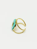 Bague pierre turquoise