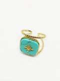 Bague pierre turquoise