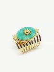 Bague amazonite