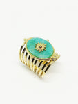 Bague amazonite