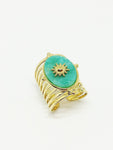 Bague amazonite