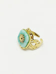 Bague femme amazonite