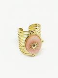 Bague quartz rose