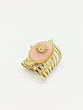 Bague quartz rose