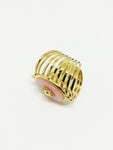 Bague quartz rose