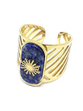 Bague étoile lapis lazuli