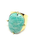 Bague en pierre amazonite