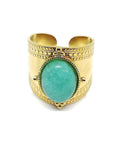 Bague pierre amazonite