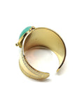 Bague pierre amazonite