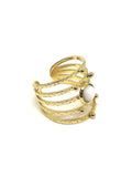 Bague jade blanc