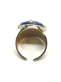 Bague en pierre lapis lazuli