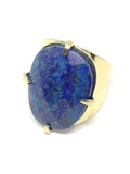 Bague en pierre lapis lazuli