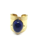 bague femme pierre lapis lazuli