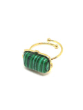 Bague malachite