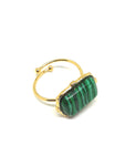 Bague malachite