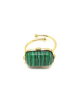 Bague malachite