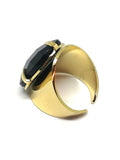 Bague onyx noir