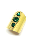 Bague émeraude vert