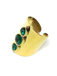 Bague émeraude vert