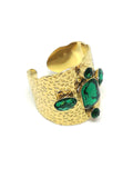 Bague pierre vert émeraude