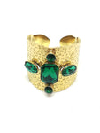 Bague pierre vert émeraude