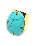 Bague pierre turquoise