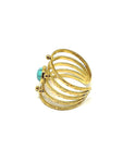 Bague pierre turquoise femme