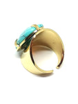 bague acier femme