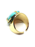 bague acier femme