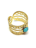 Bague turquoise femme