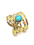 Bague turquoise femme