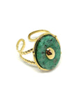 Bague turquoise africaine