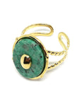 Bague turquoise africaine