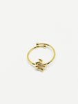 Bague serpent - Ajustable - Acier inoxydable - Bijoux femme - Doré