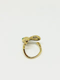 Bague serpent yeux vert 