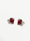 Boucles d'oreilles rubis