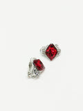 Boucles d'oreilles rubis