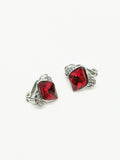 Boucles d'oreilles rubis